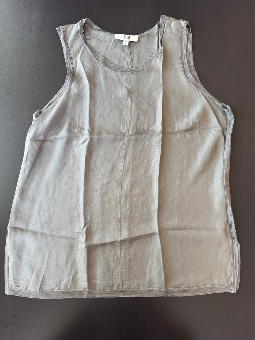 Luxury silk sleeveless top by Etcetera(E3 by Etcetera) size 12
